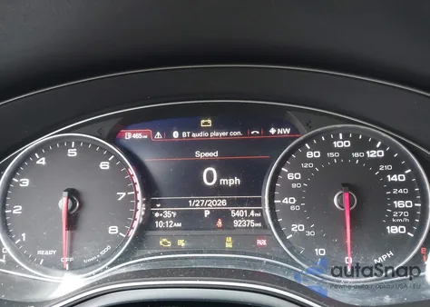 2016 Audi A7 3.0T Premium Plus from USA, damaged, VIN WAUWGAFC5GN009025